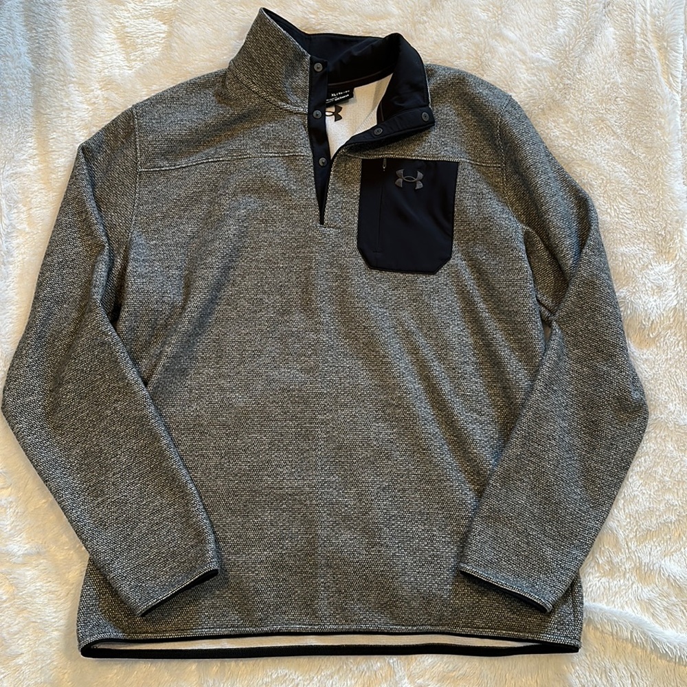 UNDER ARMOUR XL COLDGEAR HALF BUTTON UP